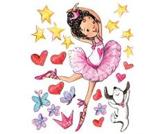 Wallies Big Peel and Stick Stickers muraux Fleurs Multicolore