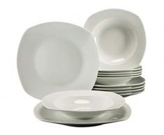 Creatable 19511 Amelie Service de table Porcelaine Multicolore 28,5 x 22 x 31 cm Lot de 12