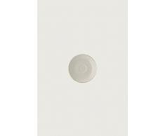 Alessi Sg69/77 Mami Gold Soucoupe Pour Tasse Ã Moka en Porcelaine Blanche DÃ©corÃ©e (or 18k), Set de 6 PiÃ¨ces