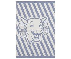 Coucke 3152195147811 Tablier BBQ, Coton, Bleu Marine, 85x76 cm