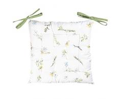 Clayre & Eef HFL29 Coussin de Chaise en Mousse Env. 40 x 40 cm.