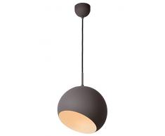 Lucide BOBO - Suspension - Ã 28 cm - LED - 1x15W 3000K - Gris