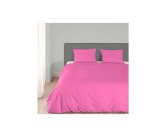 Emotion Housse de Couette, Coton, Rose Clair, Double