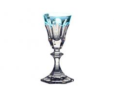 Cristal de Sévres - Verre Licor Bleu Chenonceaux Couleurs