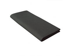 Treb Horecalinnen, Tableclothes Couleur Collection Nappe Plus 6Â Serviettes de Table, Noir, 178Â x 178Â cm/51Â x 51Â cm