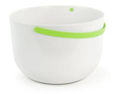 COOKUT PR18VE Saladier avec Anse Mélamine/Silicone Vert 18 cm