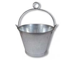 Flores Cortés Poubelle galvanisée conico poignée fixe 225 (4l) x 180