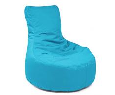 Outbag Slope Pouf, Aqua, 85 x 75 cm