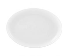 H & H 6805600Â Lot de 6Â Plat opale premiere ovale CM33Â ameublement Table