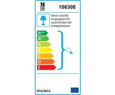 MARKSLOJD 106308 Luminaire, Textile, E27, 60 W, Brass, 0 x 0 x 0 cm