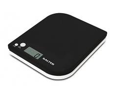 Balance de cuisine numÃ©rique Salter Leaf - Pesage Ã©lectronique, Balance de cuisson au design moderne, Ã©cran LCD, ajouter et peser, Stockage compact, Facile Ã nettoyer, Garantie de 15 ans