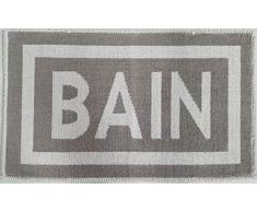 Partie Zen Tapis, Coton, Gris, Unique