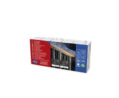 Konstsmide 2743-802 Rideau Lumineux Effet Neige Ã LED, Plastique/, 6 W, Or, 1210 x 1 x 90 cm