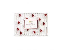 Talking Tables BC-Santa-Lights Père Noël Botanique Guirlande Lumineuse pour Fêtes de Noel, Papier, Multicolore, 0,03 x 0,14 x 0,12 cm