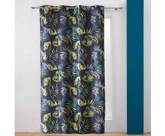 douceur dintÃ©rieur rideau a oeillets 140x260 cm polyester botanica