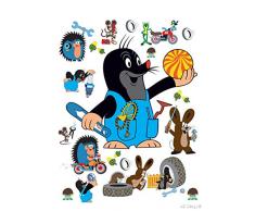 AG Design DK 1785 Mur autkleber Stickers Disney Taupe