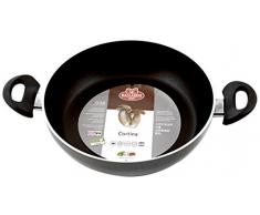 Ballarini Cortina Sauteuse, Revêtement Antiadhérent avec 2 poignées, Ronde, Aluminium, Anthracite, Diamètre 28 cm