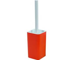 Gedy Arianna à Balai de Sol, Résine, Orange, 9.2 x 9.2 x 40 cm