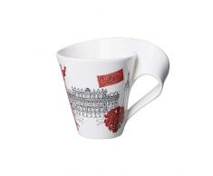 Villeroy & Boch Cities of the World Tasse à café Vienne, 300 ml, Porcelaine Premium, Blanc/Multicolore