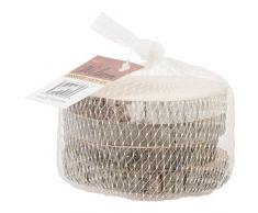 GÃ©nÃ©rique PÃ©ninsule de Dessous de Verre en Tilleul 4/Pkg, Multicolore, 8.89Â x 8.89Â x 5.08Â cm