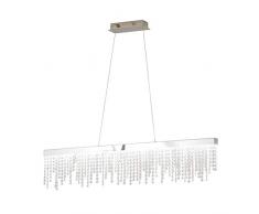 EGLO 39284 Lampe sur pied, Acier, Chrome,Transparent