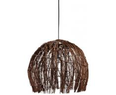 Lustre suspension Harar en rotin pour ampoule E27 max. 60 W ECO 11 W non incluse, diamètre 37 cm hauteur 35 cm (Plusieurs coloris disponibles)