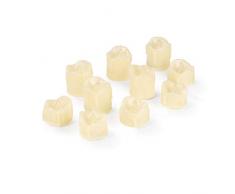 Easymaxx Bougies LED, ABS, jaune, 3,8 x 3,8 x 4,8 cm, 10 unités