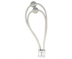 STEPHANOISE Embrasse Magnetique, Gris Clair, Envergure 53 cm