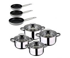 San Ignacio Batterie de Cuisine, chromÃ©, Unique