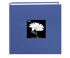 Pioneer Album Photo en Tissu avec Cadre de Couverture, Bleu Ciel, 22,9 x 22,9 cm