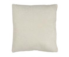 Thedecofactory 440000 Coussin, Viscose, Ecru, 40 x 40 x 3 cm