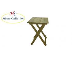 Delta Trade Italie Table de Bois, modèle Baby Naturel, 60 x 40 cm, Multicolore, Taille Unique