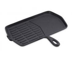 Echtwerk EW-GE-1245 PoÃªle Ã barbecue en fonte avec bande de barbecue