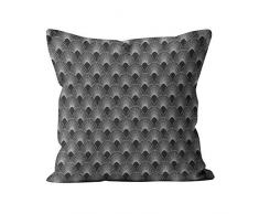 Soleil docre Gold Coussin, Polyester, Marron, 40 x 40 cm