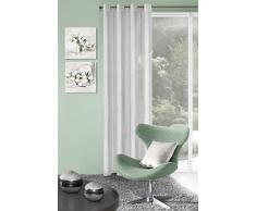 eurof irany ZAS/Lilian/B Rideau Voilage Lilian, Polyester, Blanc, 0,02Â x 140Â x 250Â cm