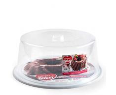 Plastic Forte Plat rond transparent 32 x 14 cm