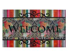 HMT Paillasson Welcome Eco Multicolore Modèle Victor 45 x 75 cm