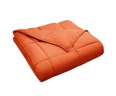 QualitÃ© supÃ©rieure Classique 4Â Saisons en Duvet Alternative Doudou avec boÃ®te de Baffle Construction, Dusty Orange, Unique