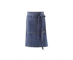 Living Crafts Tablier de bistrot Bleu Indigo Taille Unique