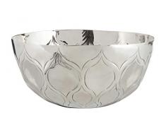 Premier Housewares Saladier en Aluminium avec revêtement Nickel Argenté 32 x 32 x 14 cm