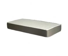 San Ignacio Visco-Gravity Matelas, crÃ¨me/platebande Marron, 80Â x 190, 24Â cm