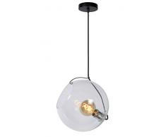 Lucide 25405/30/60 Suspension, Verre, 60 W, Transparent, Noir