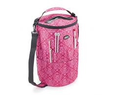 Roo Beauty Ltd Sac à Tricoter, Accessoires de Couture et Organiseur de Rangement pour Aiguilles Rose impérial.