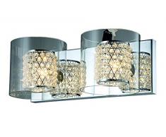 interfan Cosmos Applique murale Ã 2Â lumiÃ¨res Chrome