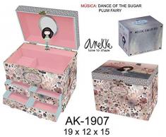 roymart BoÃ®te Ã Bijoux 4 tiroirs Anekke pour Armoire, Rangement, Ornements, Festivals, Articles pour la Maison, Unisexe, Adulte, Multicolore (Multicolore), Unique