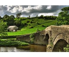 Papier Peint poster panoramique YORKSHIRE 4 x 2,70 m | Déco et photo murale XXL Qualité HD Scenolia