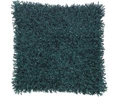 Dutch Decor Coussin Ottawa 45x45 cm Bleu Prusse - Coussins DÃ©co - Oreiller DÃ©coratif - DÃ©houssable - ZippÃ©