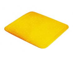 Kleine Wolke 221535002 Tapis de Douche Arosa 55x55 cm en Jaune, PVC, 20x20x5 cm