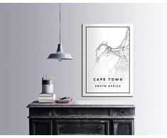 Bonamaison DÃ©coration Murale en Toile, Multicolore, 70 x 100 cm