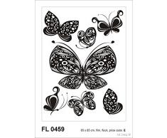 AG f 0459 autkleber Mural Design Autocollants en Forme de Fleurs